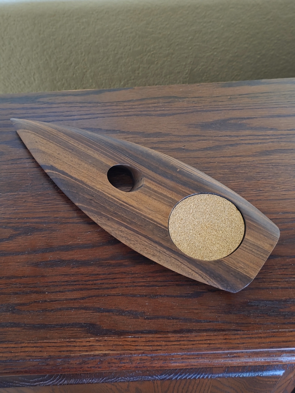 Handmade Wooden Surfboard Wall Hanging Coaster